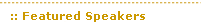 Featured Speakers